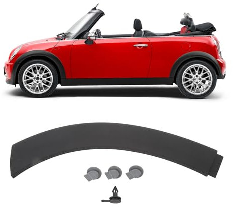 Rad-Kotflügel-Bogen-Abdeckung, Ersatz für R50 R53 R52, Kratzfest, Sportliche Fronthaube, Radlauf-Verkleidung (Hinten Links 51131505865)