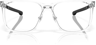 Oakley Ox8182 Brillenrahmen für Herren, quadratisch, mit Sehstärke, Polierte, klare / Demo-Gläser, 60 mm
