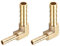 METALLIXITY En Forma de L Latón Barb Racor (6 mm x 4 mm) 2 Uds, Barb Reductor - para Combustible Aire Agua Petróleo Gas