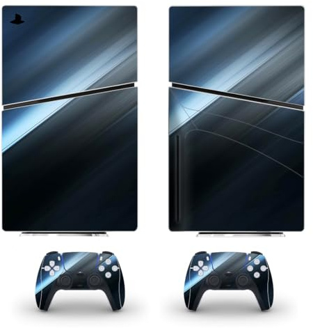 DolDer Skin Sticker für PS5 Slim Konsole Disc Edition, Aufkleber Vinyl-Skin Stickers Schutzfolie Folie für PS5 Slim Controller (S0023)