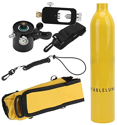 Sauerstoff CyrDiving Sauerstoff Sauerstoff für RWasser Sauerstoff Unterwasser Sauerstoff CYR,DIP 0,5L Sauerstoff Unterwasseratmer Zum Tauchen Tauchset mit A (Gelbe