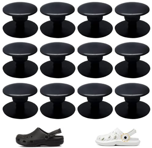 VEOIRXU 12 pares de botones de remache de cocodrilo 16mm broches de plástico sujetadores de zapatos remaches pop reparación y decoración