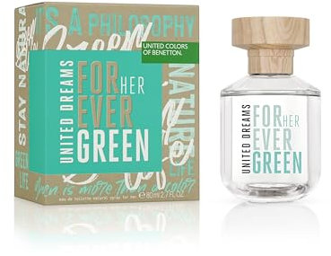 United Dreams Forever Green Her Eau de Toilette For Her 80 ml