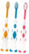 BCOATH 6St Zahnbürste für Kinder toothbrush kinder zahnbürste organisch biologisch abbaubare Zahnbürste kinderbadezimmer zahnbürste zahnbürste Reisezahnbürste Zahnbürste