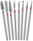 Nagelfräser Aufsätze Bits 8 Stück Fräser Bits Nägel für Nagelfräser Gelnägel Diamant Fräser Aufsätze Nagel Nail Drill Bit 3/32 Zoll