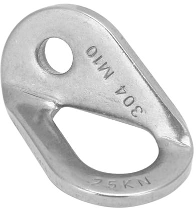 Chiodi da Arrampicata, Arrampicata All'aperto Speleologia Chiodi da Roccia in Acciaio Inossidabile, 25KN M10 Accessori per Arrampicata per Grotta, Lavoro Aereo