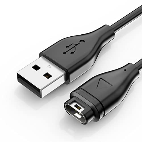 Vancle Ladekabel Ladegerät Kompatibel mit Garmin Fenix 8, Fenix 7 7S 7X, Fenix 6 6S 6X Pro, Fenix 5 5S 5X Plus, 1M USB Fast Charging Kabel, Tragbares Ersatz Ladegeräte, Garmin Uhren Ladestation