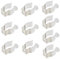 MAGICLULU U Förmige Halterungen Für LED Lampen T5 Lampenclip Aus Edelstahl Mit Gummiummantelung Zur Sicheren Montage Von LED Röhren Ideal Für Zuhause Und Büro