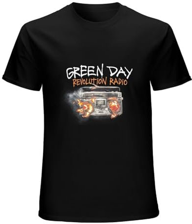 Bear Coming Hartwell 2017 Green Day Revolution Radio Spring Tour with Dates L T-Shirt Mens Black S