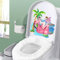 1 Stück Beach Girl WC Aufkleber - Selbstklebend Wasserdicht Abnehmbare Badezimmer & Tür Wandaufkleber Kreative Lustige Toilette Tank Aufkleber Badezimmer Zubehör Home Decor