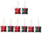 Cabilock 4 Sätze Christbaumanhänger Weihnachtsbaumanhänger Weihnachts Assecoires Present Box Dekorationen Ornamente Weihnachtszimmerdekoration Moderne Weihnachtsdekoration Stoff 2 Stück * 4