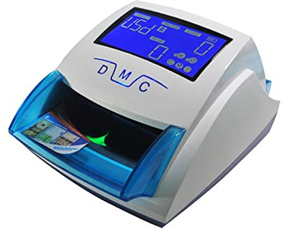 Máquina contadora de dinero, HL-550 Detector de billetes falsos portátiles mini detector de dinero falsificado detector de moneda for A NOSOTROS Dollar Fake Bill Notes detacter,Detección precisa(Rot)