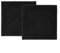 GLFLOW Lot d'éponges filtrantes en mousse noire pour petits bassins d'eau et grands bassins de jardin 30,5 x 30,5 cm