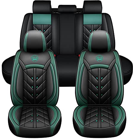 JoyRozTek Autositzbezüge Für Dacia Duster Prestige | PU Leder Komplettset Auto-Schonbezüge, Airbag-freundlich, Autositzbezug Set