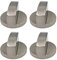 4pcs Herdknöpfe Ersatz, 6 mm Zinklegungsgasofen, Ofen