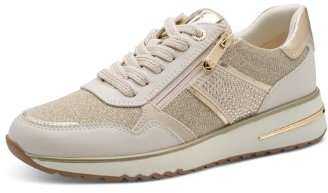 MARCO TOZZI Damen Sneaker weiches Feel Me Wechselfußbett weiches Innenfutter Modern