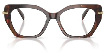 Michael Kors MK4167U Nashville Universal Fit Prescription Eyewear Frames, Luggage Tortoise/Demo Lens, 53 mm