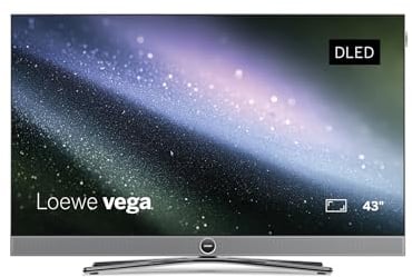 LOEWE Vega 43 4K Ultra HD Smart-TV mit Dolby Vision IQ, Dual Channel, HDMI 2.1, integrierter Soundbar & Smart Streaming
