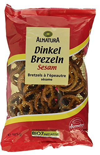 Alnatura Bio Dinkel-Brezel mit Sesam, 125g
