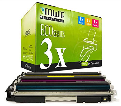 3X MWT kompatibel Toner für HP Laserjet Pro 100 Color MFP M175nw MFP M175 MFP M175b MFP M175e MFP M175p wie CE311A-13A CE311A-CE313A 126A Color