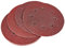 Amtech V4065 P80 Hook and Loop Orbital Sanding Sheets, 10 Piece Set, 115mm Diameter Sanding Paper