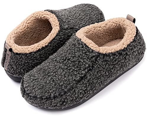 RockDove Herren Nomad Hausschuh mit Rückstellschaum , Schwarz , 42.5/43.5 EU