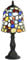 Bieye L30729 Farbige Kopfsteinpflaster-Tischlampe im Tiffany-Stil, Buntglas-Tischlampe mit 15,2 cm breitem Lampenschirm, mehrfarbig, 38,1 cm hoch