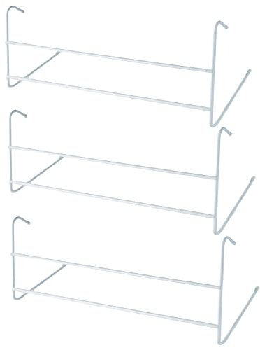 Homatz Radiator Airer - 2 Bar Radiator Airer, Pack of 3, Metal Drying Rack Indoor Dryer Rail Clothes, Socks, Towel Holder