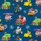 Baumwolljersey Paw Patrol Fahrzeuge