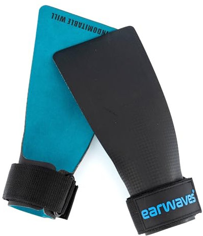 Earwaves ® Macau No Chalk Grips - Maniques du Caoutchouc sans magnésium, Grips sans Trous, adhérence Polyvalente pour Les athlètes en Cross-Training, la Gymnastique. (Regular)