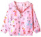 JinBei Blouson Bébé Fille Manteau Capuche Enfant Sweat-Shirt Rose Wapiti Feuille Zipper Poche Veste Pull-Over Longue Manche Manteaux Mignon Outwear Printemps Automne Coupe-Vent 1-2 Ans
