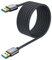 SUNGUY Câble USB 3.0, 3M Type A Mâle vers Mâle Câble 5Gbps SuperSpeed pour Disque Dur Boîtier Externe, DVD, Refroidisseur PC Portable, Hub USB, TV Box, Imprimante et Caméra-Gris
