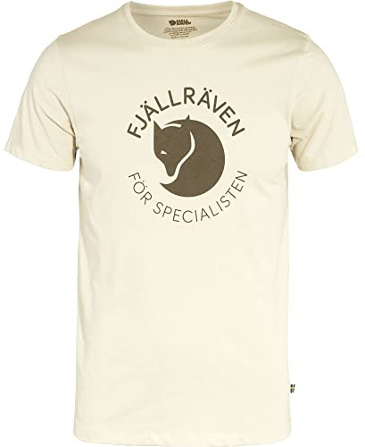 Fjällräven Herren Fox M T-Shirt, Kreideweiß, XS EU