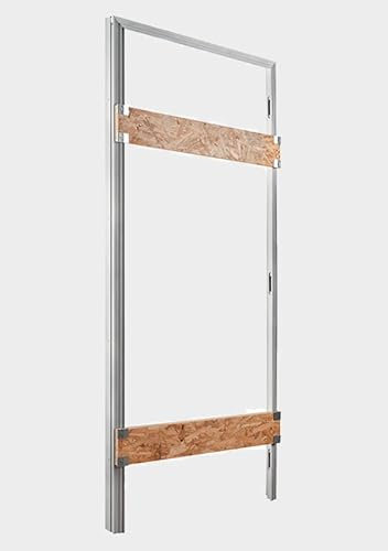 Eclisse Telaio Filo Muro Battente Syntesis Spingere Sinistro 70x210 (Solo Telaio Senza Pannello Porta)