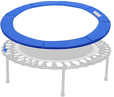 Ansobea Trampolin Gartentrampolin Randabdeckung,UV-beständig reißfest Federabdeckung, Ø 305 Blau Trampolin Randabdeckung