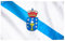 Runesol Bandera de Galicia, 91x152cm, 3ft x 5ft, Bandera Gallega, 4 Ojales, Ojal en las Esquinas, Crux de Santiago, España, Banderas Premium, Exterior, Colores Vívidos, Día de la Constitución
