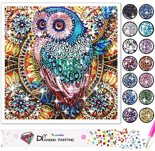 Diamond Painting für Erwachsene Kinder, Geschenke Mädchen 9 10 11 12 Jahre Basteln Mädchen 8-12 Jahre Malen Nach Zahlen Erwachsene Bastelset Geschenke Frauen Geschenkideen Teenager Geburtstag Geschenk