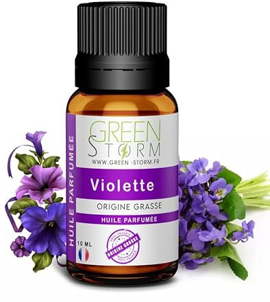 Huile PARFUMÉE Violette 10 ML, Huile Essentielle - Diffusion, Cosmétique, Massage, Bain aromatique - DIY Bougie, Savon, Crème, Huile, Lotion - Peau Cheveux Green-Storm