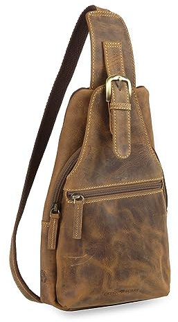 Greenburry Vintage Umhängetasche Leder 16 cm