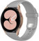HdanMole 20mm Watch Strap Compatible for Samsung Galaxy Watch 4 Strap Watch 5 40mm 44mm / Galaxy Watch 3 41mm / Active 2 40mm 44mm, Silicone Sport Strap for Garmin Vivoactive 3 / Vivomove HR (Gray)