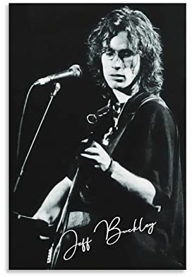 Enartly Bild Auf Leinwand Jeff Buckley Poster Decorazione Soggiorno Camera da letto Pittura 60x90cm Senza Cornice
