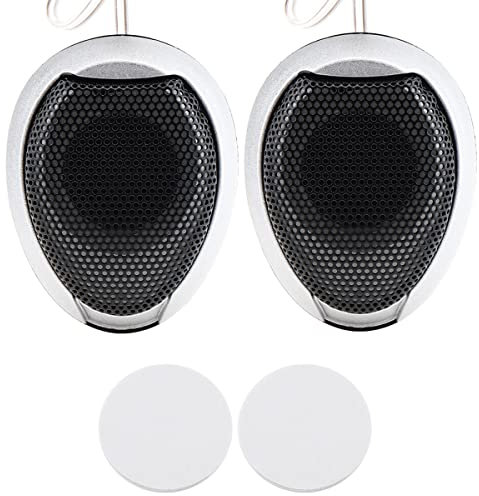 DriSentri 2 Haut-parleurs de Voiture, Tweeters de Voiture 1000W, Haut-parleurs Universels à Haute Efficacité, Mini Tweeter en Dôme pour Système Audio de Voiture