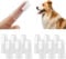 ZCYKJ 12 Pieces Pet Finger Toothbrush, Soft Silicone, Non-Toxic, Reusable, Clear, Manual, Dog Cat Dental Brushes Kit for Dogs Cats Pets Dental Care