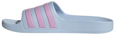 Adidas Women's Adilette Aqua Shoes, Blue Bliss Lilac Blue, 24.0 cm