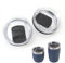MEIJIAYOU Magnetic Coffee Cup Lids Compatible with Yeti, 6oz & 8oz, 2-Pack (Transparent, Plastic, Dishwasher Safe)