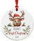 Personalised Baby's First Christmas Bauble, 1st Christmas Ornament, Baby's First Christmas Tree Decoration, Ceramic Xmas Gift