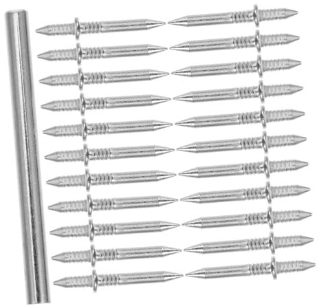 OSALADI Clous à Double Tête Pour Bois Clous Sans Couture Pour Plinthes De Fixation Mural Avec Douille Installation Haute Résistance Pack Accessoire