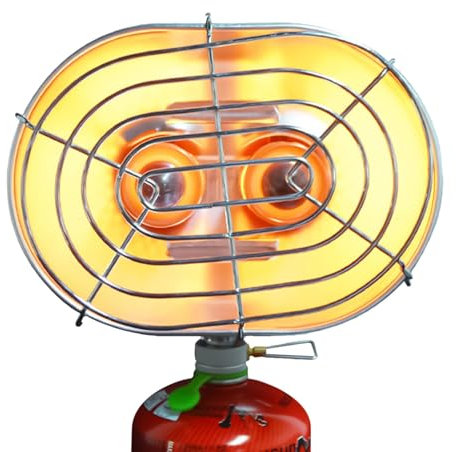Chauffage de camping portable, chauffage de tente portable,Chauffage extérieur sans fil 1050 W | Chauffage extérieur portable, chauffage extérieur sans fil à double tête, chauffage de camping et poêle
