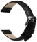 OcioDual Bracelet, Montre Connectée Homme en Cuir Noir 22mm, Bracelets de Montres, Bracelet Montre Femme, Bracelet Montre Connectée à Dégagement Rapide, Bracelet Montre Homme
