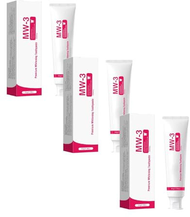 Probiotische Weißmacher Zahnpasta – Atemerfrischende Zahncreme gegen Verfärbungen mit Kokosöl & Stevia für frischen Atem & Plaque-Entfernung Erfrischende Mundpflege, 85g (3)